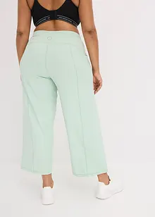 Pantalon de sport longueur mollet et jambes larges, bonprix