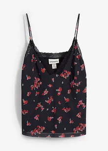 Spaghettiträger-Top aus Mesh, bonprix