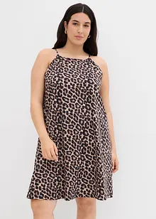 Robe à imprimé léopard 100% coton, bonprix