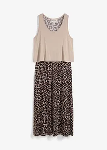 Robe fluide en jersey viscose extensible, bonprix