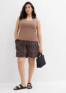 Short large en gaze de coton, bonprix