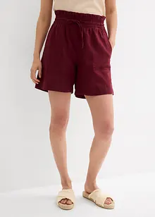 Short en lin mélangé, bonprix