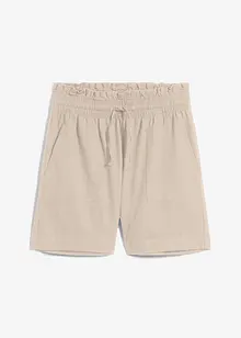 Short en lin mélangé, bonprix