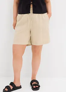 Short en lin mélangé, bonprix