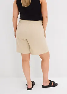 Short en lin mélangé, bonprix