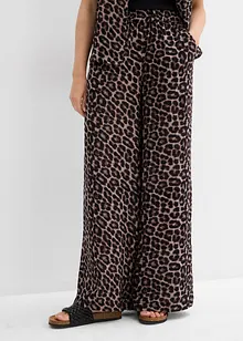 Pantalon palazzo en gaze de coton, bonprix