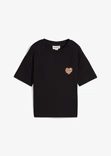 T-shirt raccourci à épaules descendues, bonprix