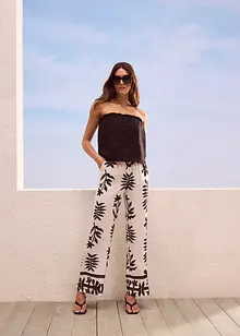 Pantalon imprimé en viscose fluide, bonprix