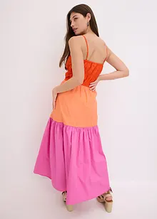 Robe à fines bretelles 100% coton, bonprix