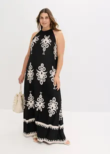 Robe imprimée en jersey viscose extensible, bonprix