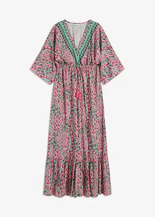 Robe longue et imprimée en viscose fluide, bonprix