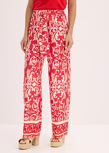Pantalon en jersey viscose imprimé, bonprix