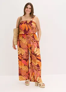 Combinaison imprimée en viscose fluide, bonprix