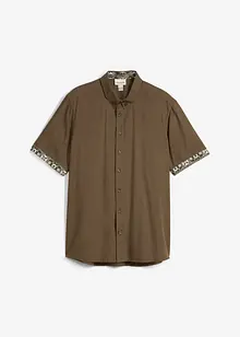 Chemise manches courtes en viscose, slim, bonprix