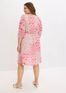 Robe-tunique en mesh imprimé, bonprix