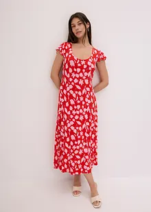 Robe imprimée en jersey viscose extensible, bonprix