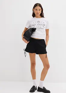 Schlupf-Shorts aus elastischem Baumwoll-Mix, bonprix