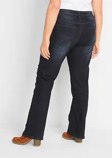 Jean bootcut taille mi-haute, extensible, bonprix