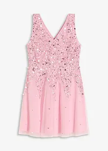 Robe courte à sequins, bonprix