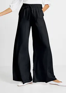 Marlenehose aus leicht glänzender Viskose, bonprix