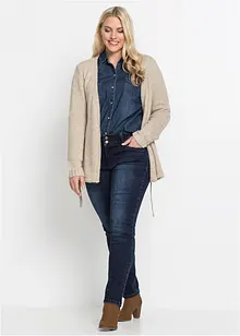 Jean slim taille haute, sculptant et ultra-souple, bonprix