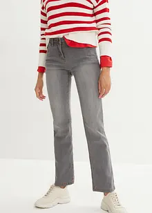 Jean droit taille mi-haute, extensible, bonprix