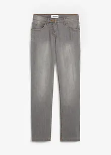 Jean droit taille mi-haute, extensible, bonprix