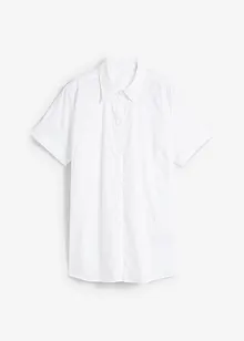 Stretch-Kurzarmbluse aus Baumwollmix, bonprix
