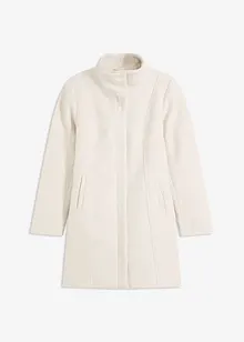 Manteau court en maille bouclette, bonprix