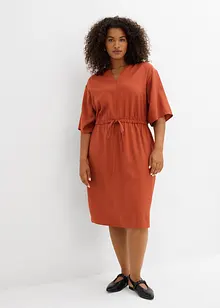 Kaftan-Kleid aus feiner Viskose, bonprix