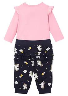 Langarmbody und Sweathose aus Bio-Baumwolle (2-tlg.Set), bonprix