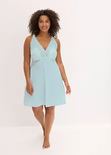 Negligé mit glänzendem Material, bonprix