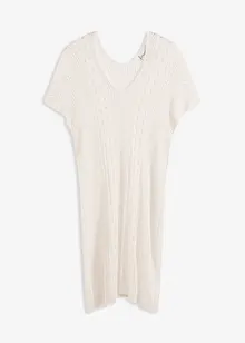 Robe de plage en viscose aspect crochet, bonprix