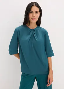 Blusenshirt aus glänzendem Satin, bonprix
