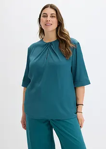 Blusenshirt aus glänzendem Satin, bonprix