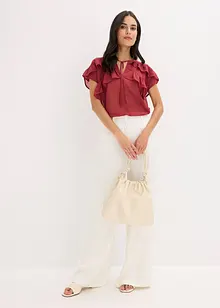 Chiffonbluse mit Volants, bonprix