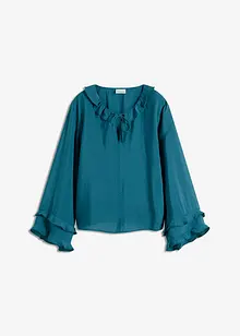 Blouse bohème en  fine viscose mélangée, bonprix