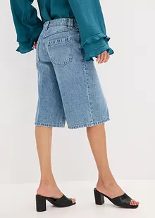 Jeans-Bermuda Mid Waist, Low Stretch, bonprix