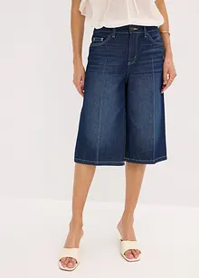 Jeans-Bermuda Mid Waist, Low Stretch, bonprix