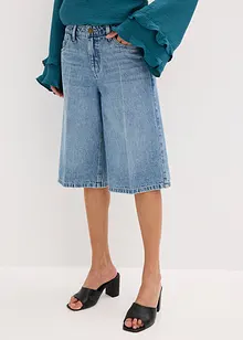Jeans-Bermuda Mid Waist, Low Stretch, bonprix