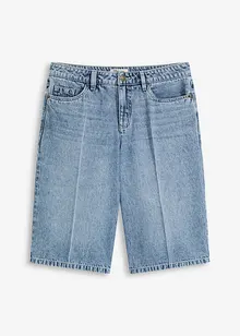 Jeans-Bermuda Mid Waist, Low Stretch, bonprix