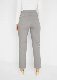 Pantalon droit et extensible, taille mi-haute, bonprix