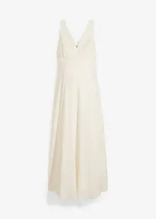 Robe de mariée de grossesse avec dentelle, satin et crêpe georgette, bonprix