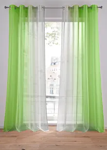Voilages avec dégradé (2 pces), bonprix