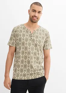 Henleyshirt aus reiner Baumwolle, bonprix