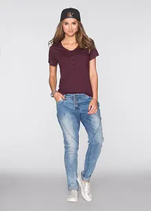 T-Shirt aus Baumwoll-Viskose-Mix, bonprix