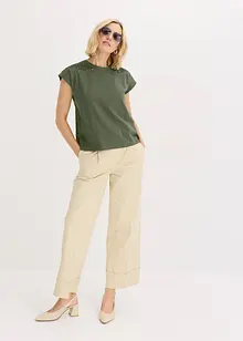 Shirt mit Crochet Detail, bonprix