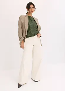 Shirt mit Lochspitze, bonprix