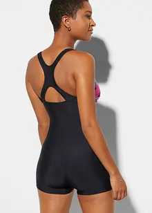 Schnelltrocknender Sport-Badeanzug mit Bein, bonprix