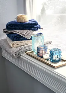 Plateau bougeoir avec 4 bougies chauffe-plat, bonprix
